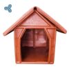 Casa-Perro-Grande-San-Juanico Casa de perro de gran tamaño marca San Juanico, fabricada en polietileno de baja densidad, color terracota, medidas 84cm ancho x 94cm fondo.